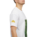 Unisex Heavy Cotton Tee - Flower of Malva Sylvestris