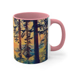 Mug 11oz - Poly Art - Forest Sunset (Variant 2)