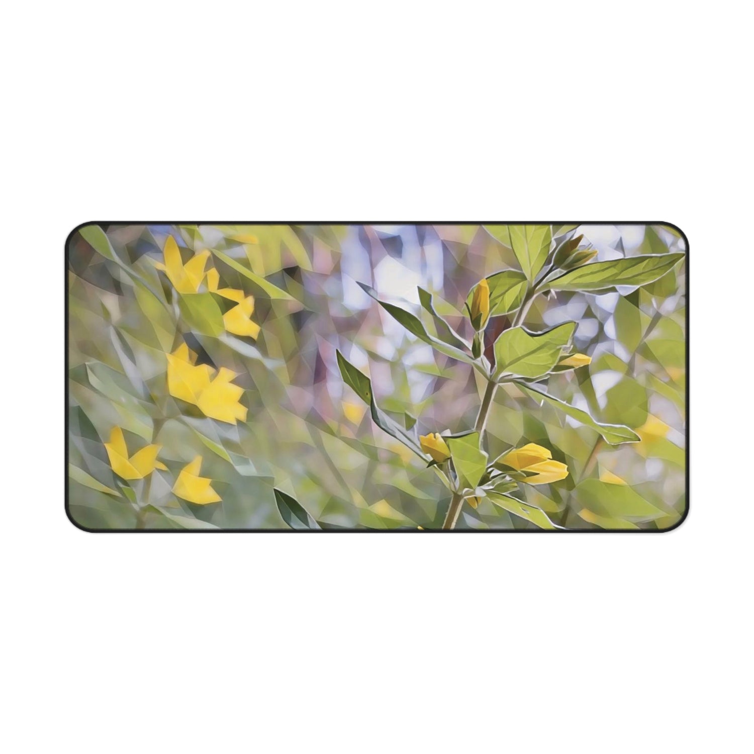 Desk Mat - Poly Art - Flower of Lysimachia (Variant 1)