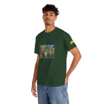 Unisex Heavy Cotton Tee - Poly Art - Forest (Variant 4)