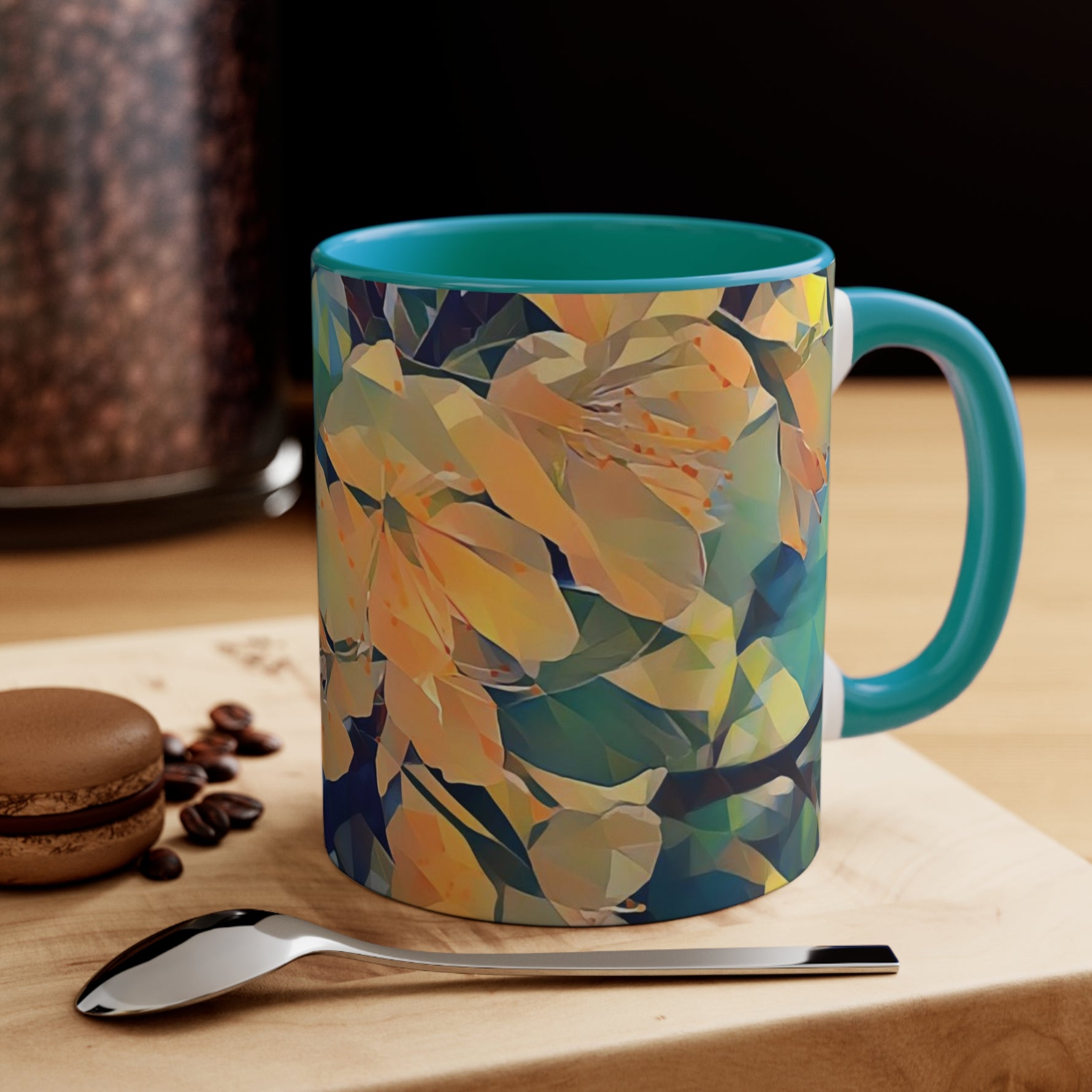 Mug 11oz - Poly Art - Apple's Tree Flower (Variant 2)