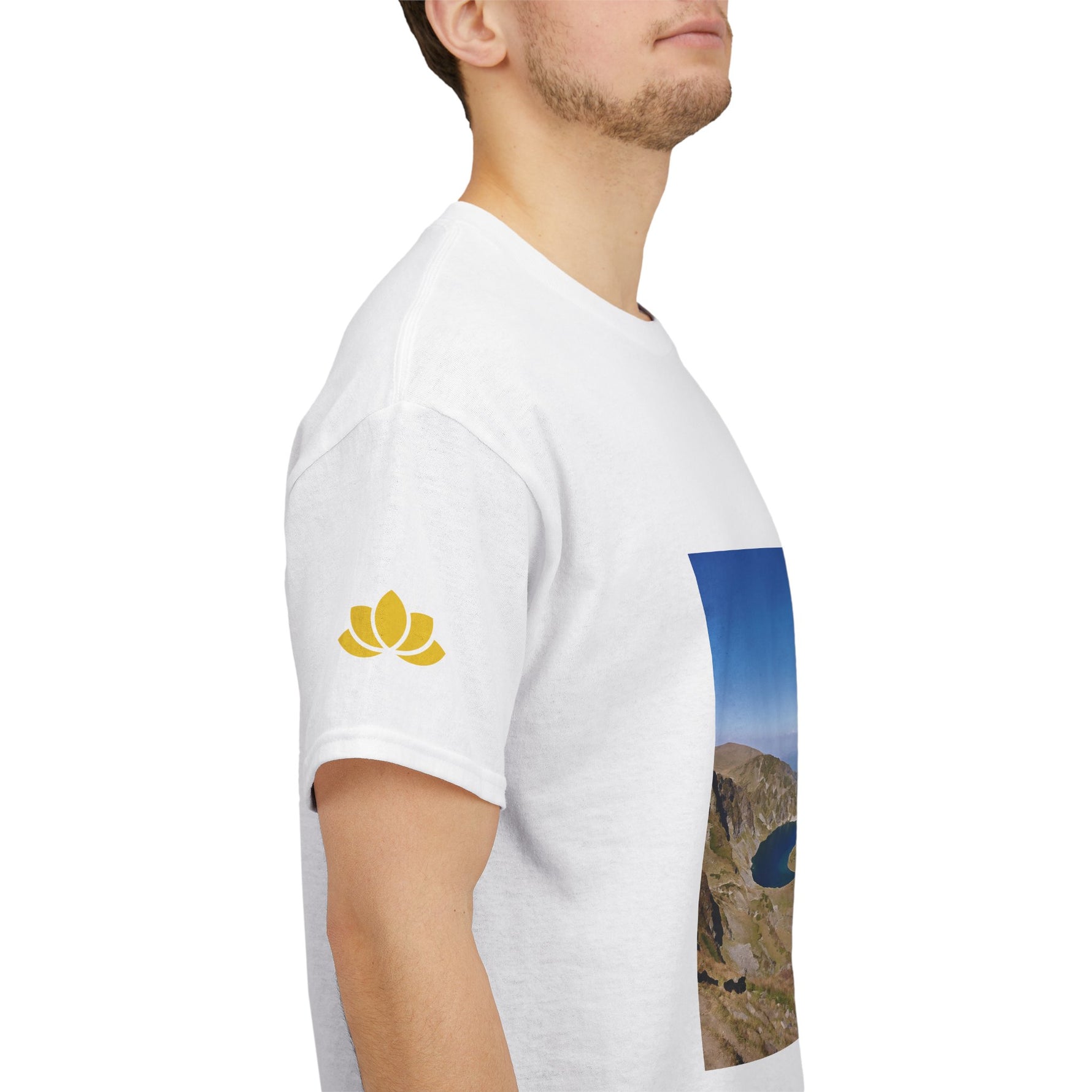 Unisex Heavy Cotton Tee - Rila Lakes (Variant 2)