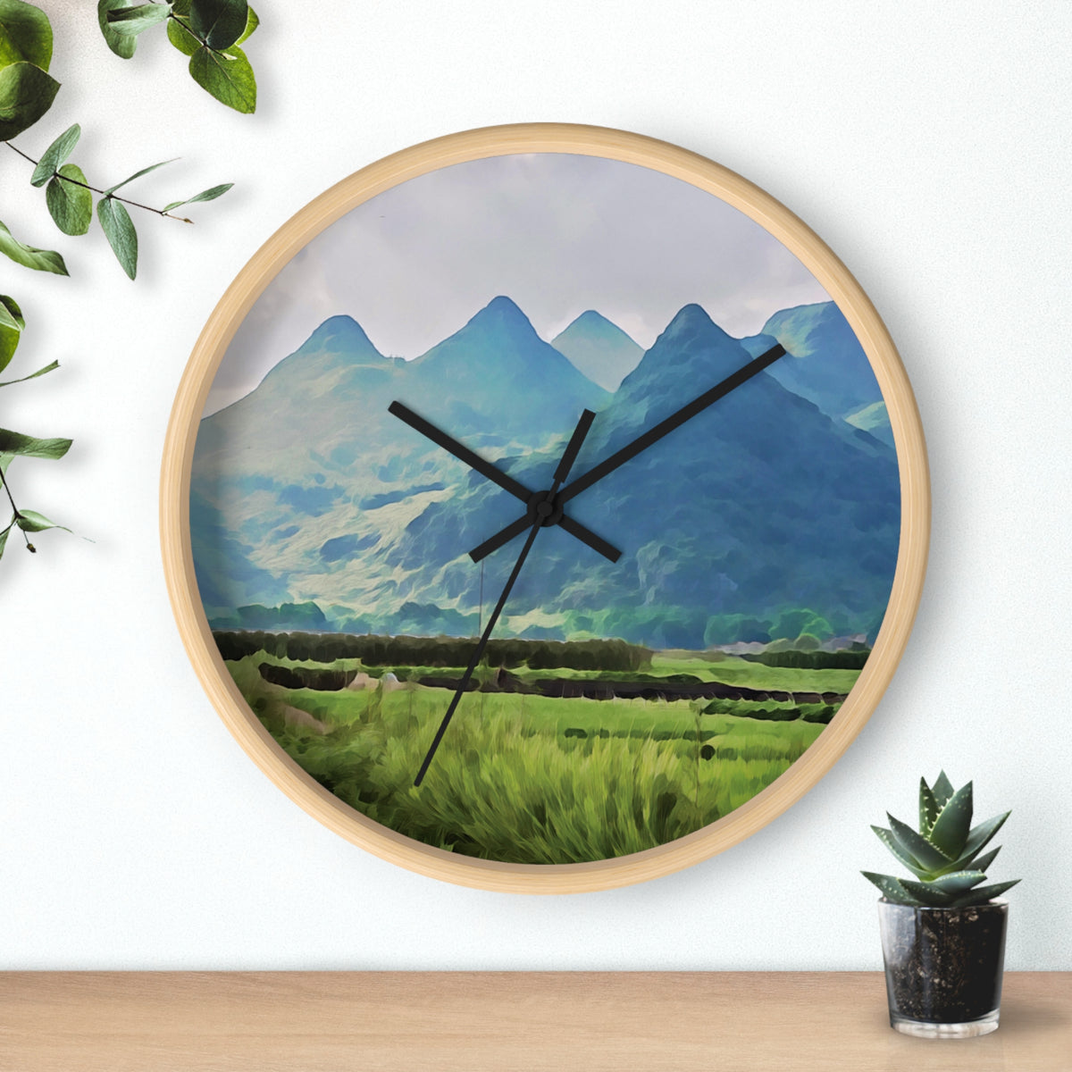 Wall Clock - China's Guilin Hills (Variant 2)