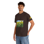 Unisex Heavy Cotton Tee - Flower of Silene Vulgaris