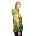Windbreaker Jacket - Poly Art - Rosehip Plant