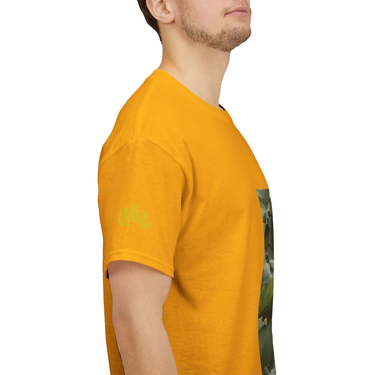 Unisex Heavy Cotton Tee - Poly Art - Flower of Lotus (Variant 2)