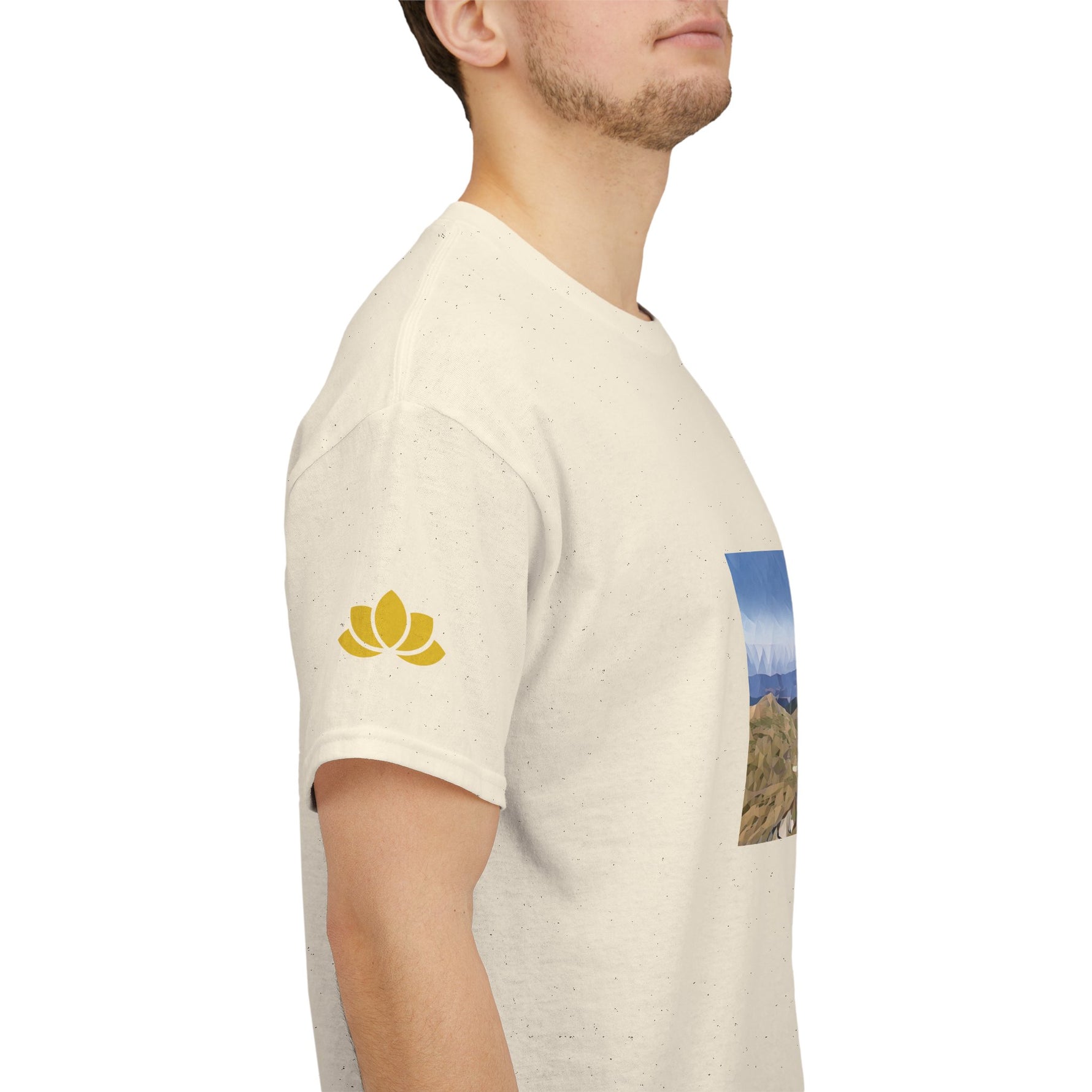 Unisex Heavy Cotton Tee - Poly Art - Rila Lakes