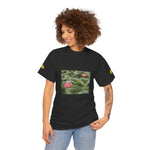 Unisex Heavy Cotton Tee - Poly Art - Flower of Lotus (Variant 3)