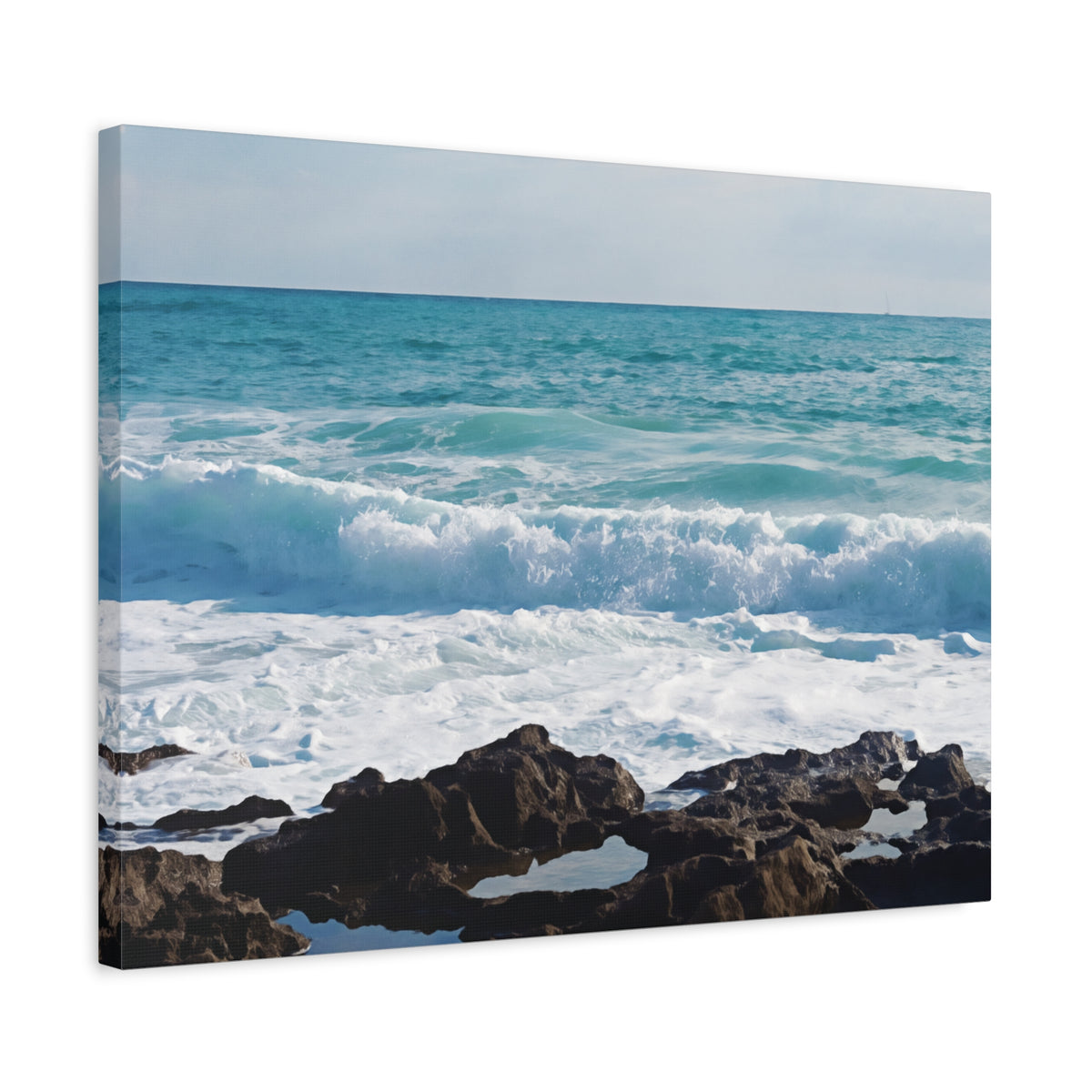 Stretched Matte Canvas - Sea (Variant 10)