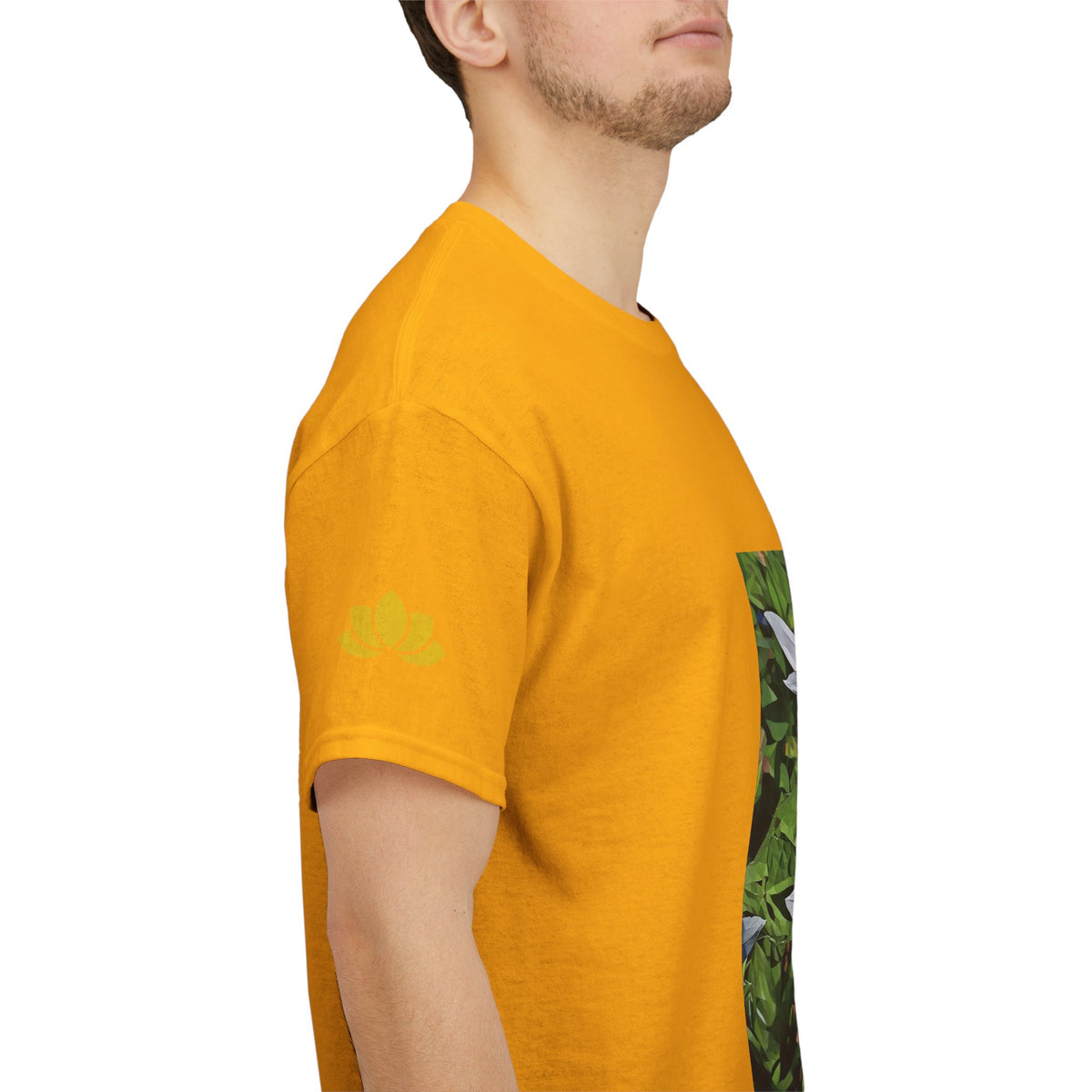 Unisex Heavy Cotton Tee - Poly Art - Flower of Ornithogalum (Variant 1)
