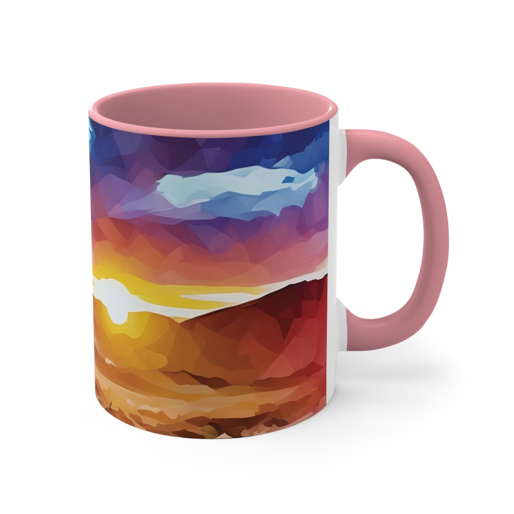 Mug 11oz - Poly Art - Tuscan Landscape (Variant 2)