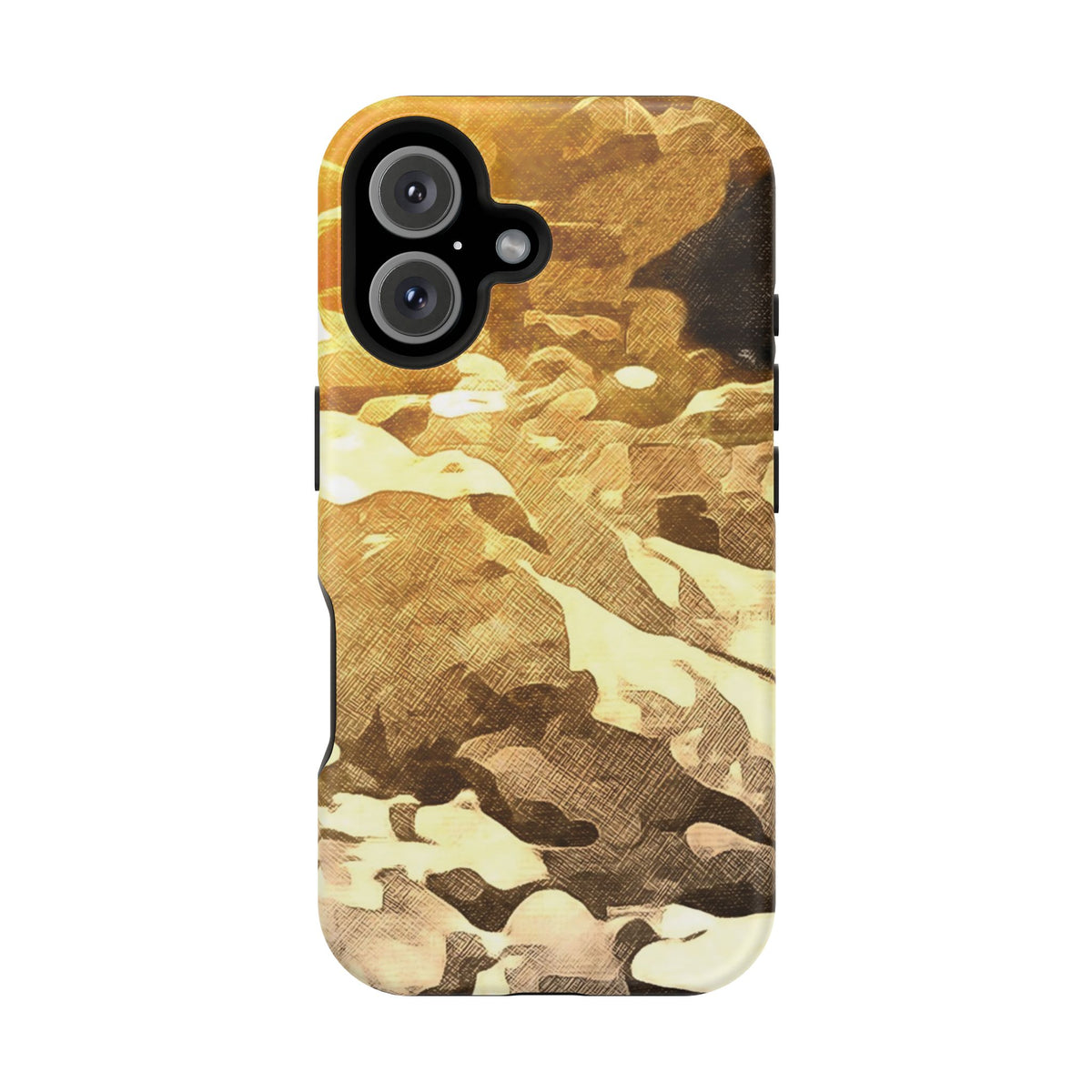 Magnetic Tough Phone Case - Golden Reflections (Variant 1)
