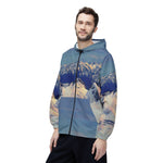 Windbreaker Jacket - Poly Art - View from Mont Blanc