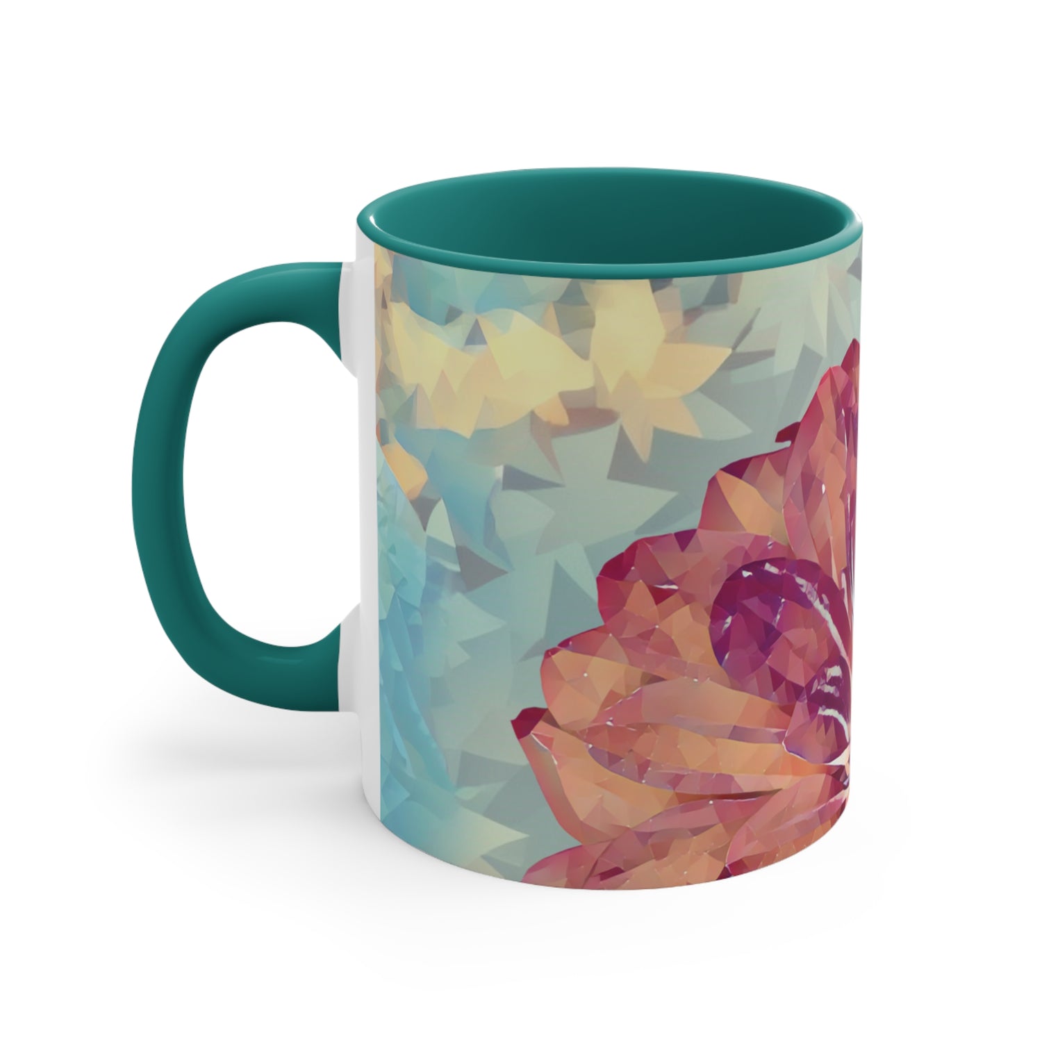 Mug 11oz - Poly Art - Flower of Dahlia (Variant 1)