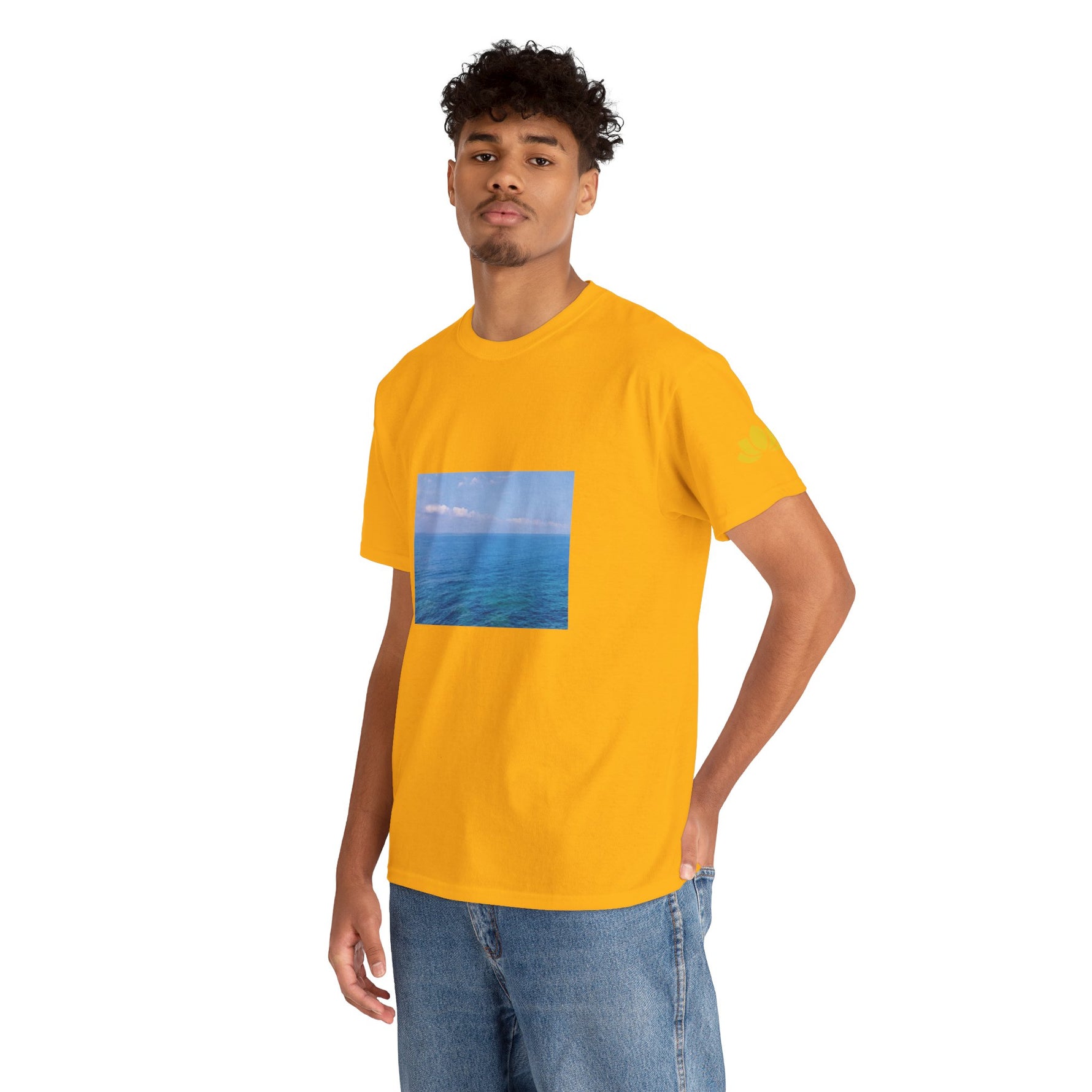 Unisex Heavy Cotton Tee - Sea (Variant 1)