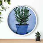 Wall Clock - Rosemary Plant