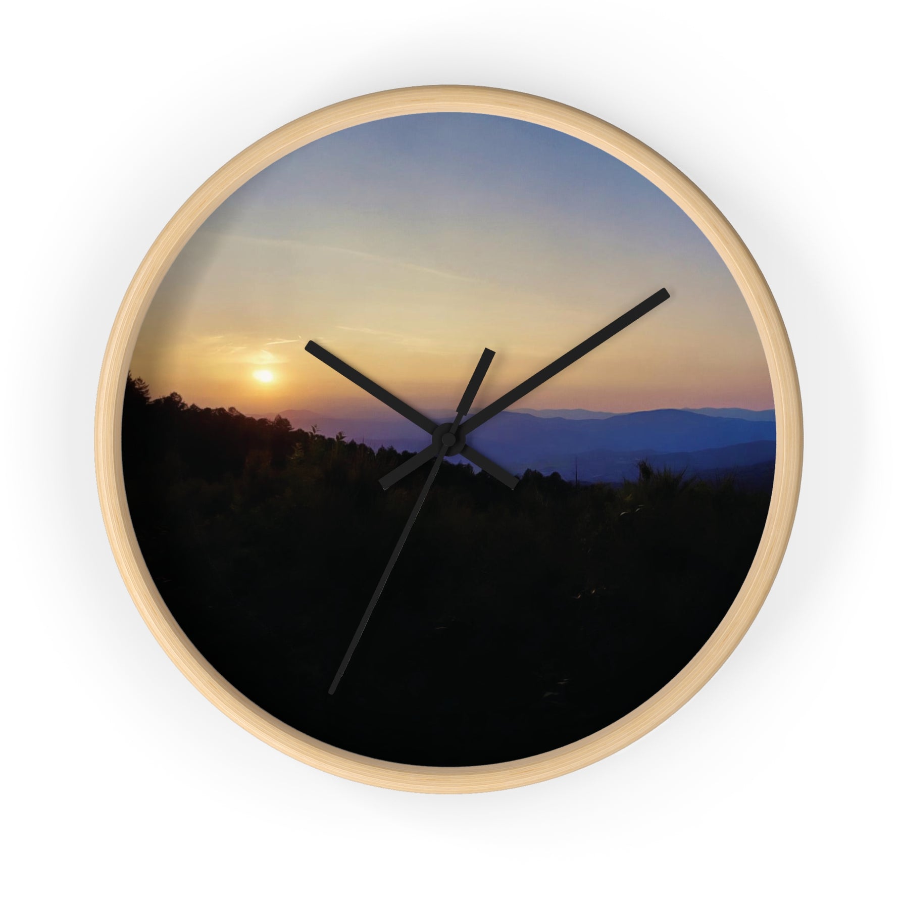 Wall Clock - Sunset Sky (Variant 2)