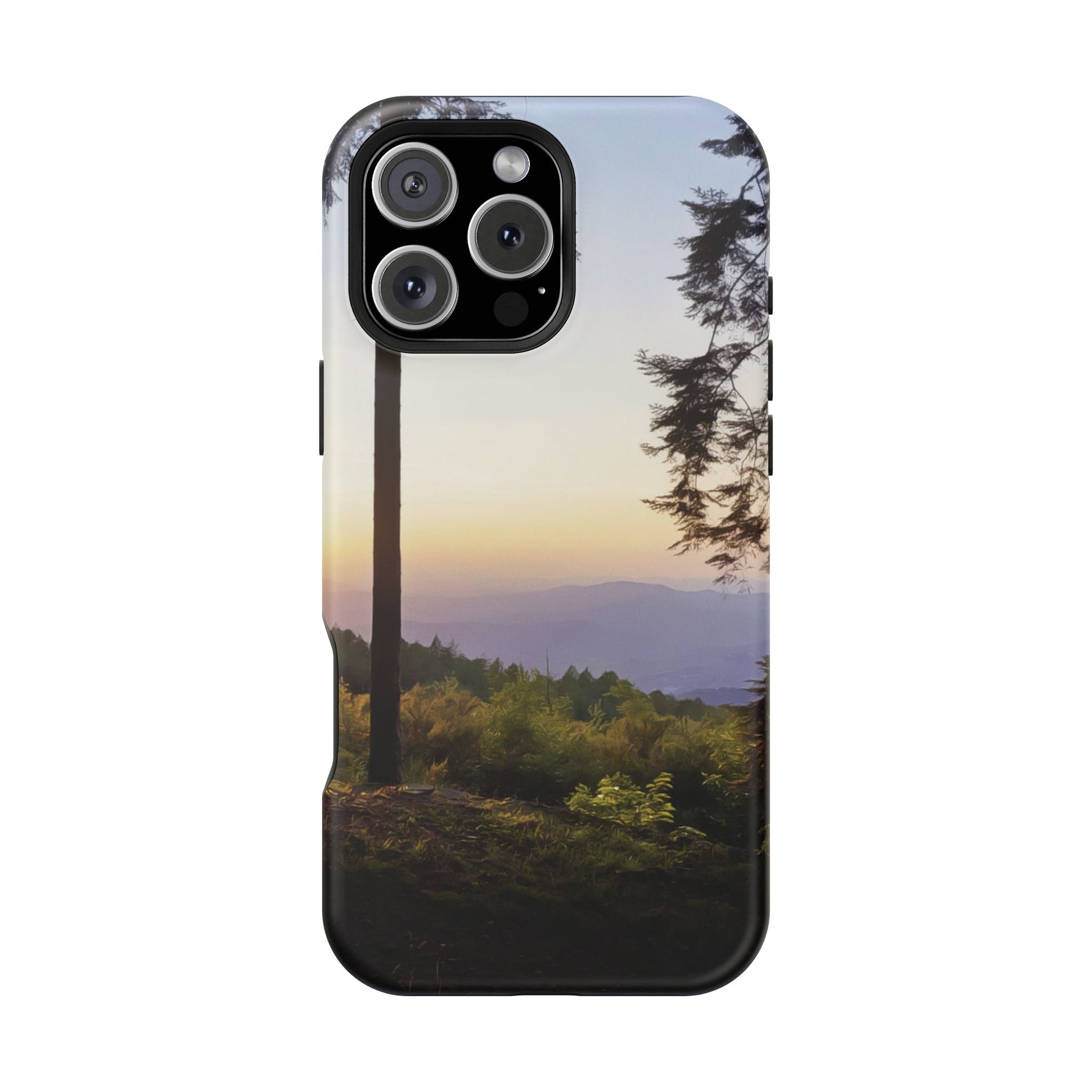 Magnetic Tough Phone Case - Forest Sunset