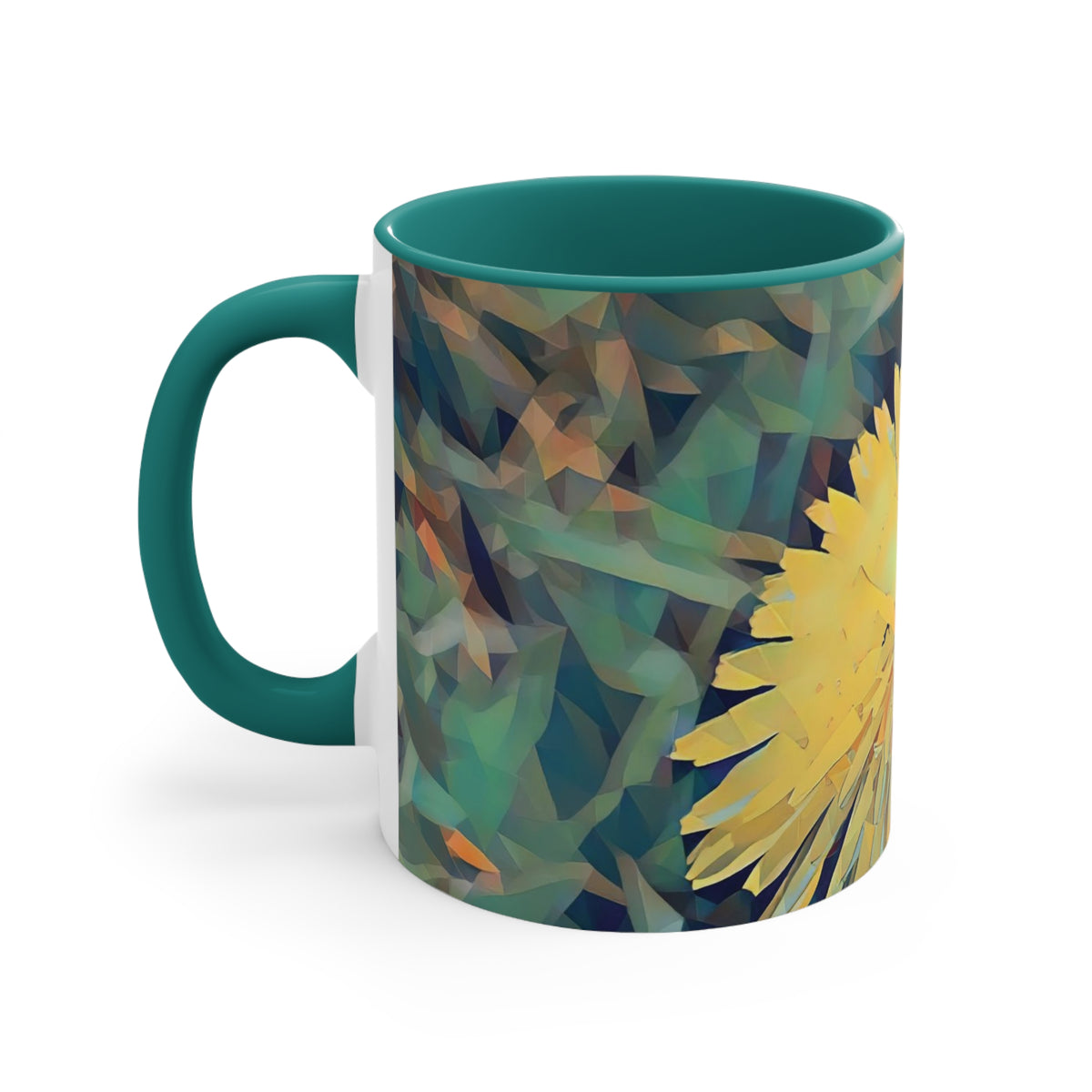 Mug 11oz - Poly Art - Flower of Dandelion (Variant 1)