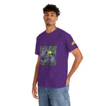 Unisex Heavy Cotton Tee - Flower of Lavender and Chamomile