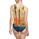 Swimsuit - Poly Art - Forest Sunset (Variant 2)