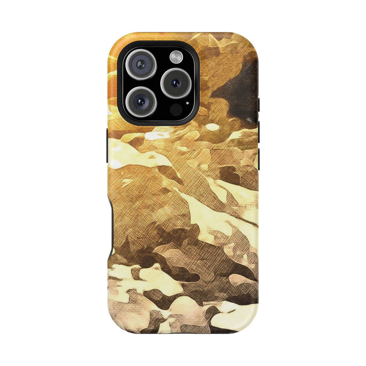 Magnetic Tough Phone Case - Golden Reflections (Variant 1)