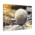 Stretched Matte Canvas - Stone Balance (Variant 1)