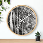 Wall Clock - Bamboo (B&W Variant)