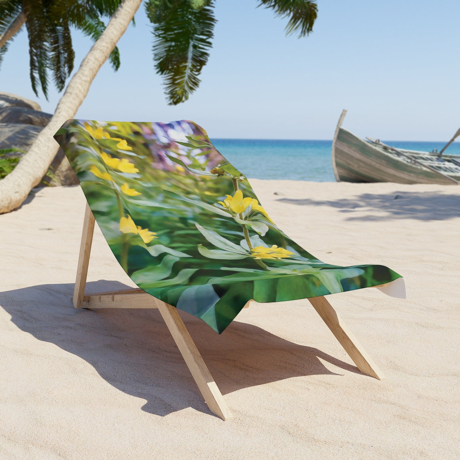 Beach Towel – Flower of Lysimachia (Variant 2)