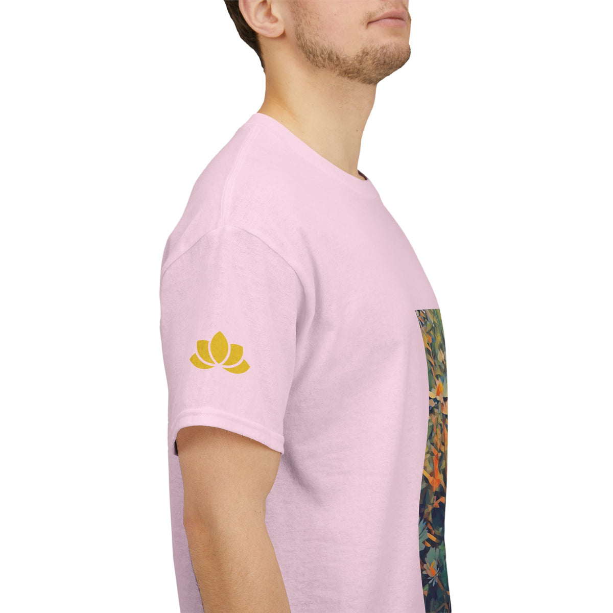 Unisex Heavy Cotton Tee - Poly Art - Flower of Daisies (Variant 2)