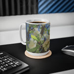 Ceramic White Cup 15oz - Poly Art - Apples' Tree Flower (Variant 1)