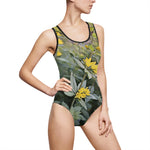 Swimsuit - Poly Art - Flower of Lysimachia