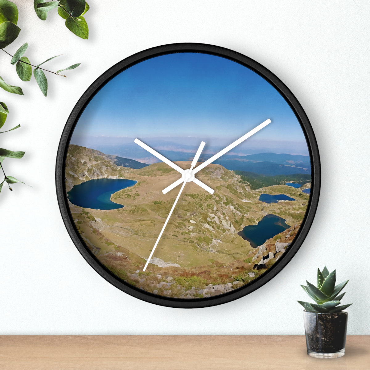 Wall Clock - Rila Lakes, Bulgaria (Variant 2)