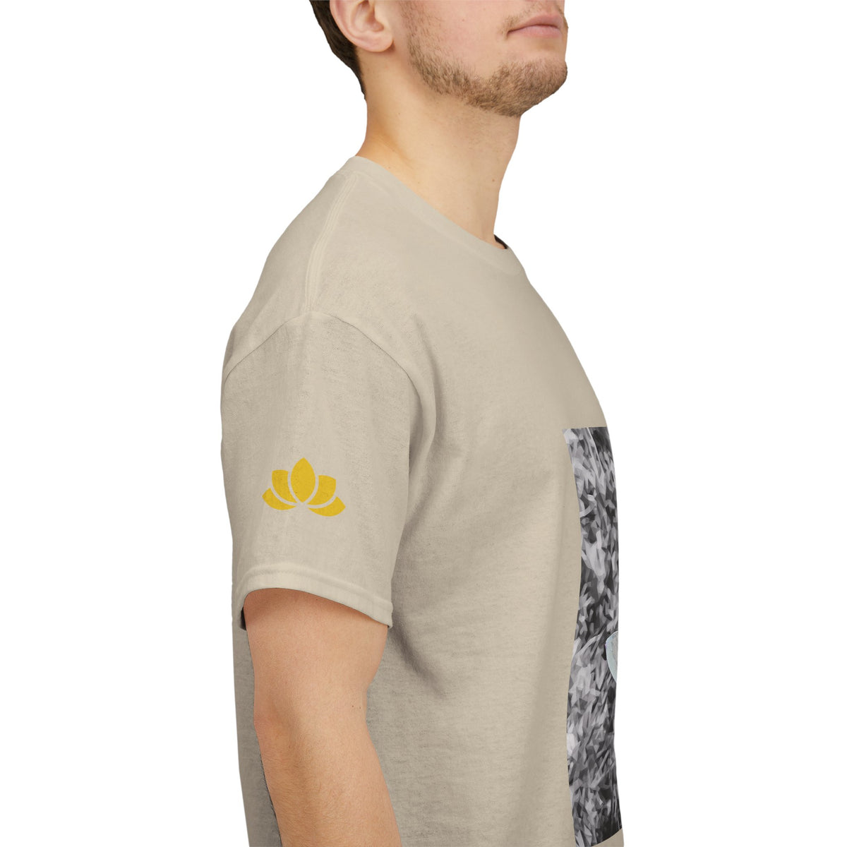 Unisex Heavy Cotton Tee - Poly Art - Flower of Anemone
