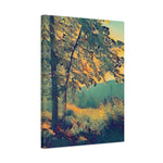 Stretched Matte Canvas - Poly Art - Forest (Variant 12)