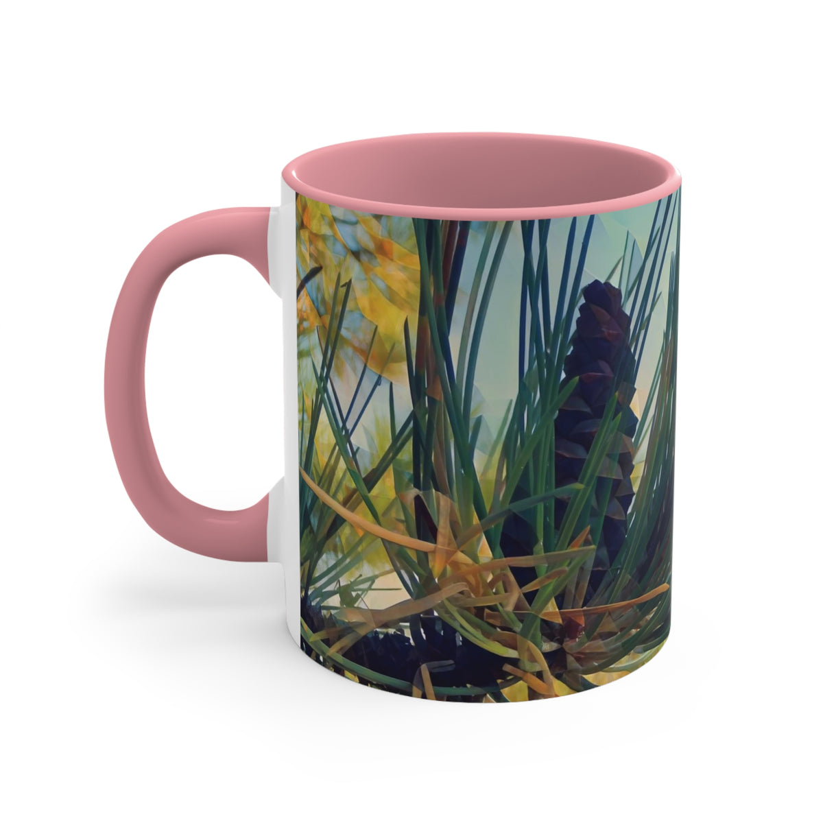 Mug 11oz - Poly Art - Fir Pinecone