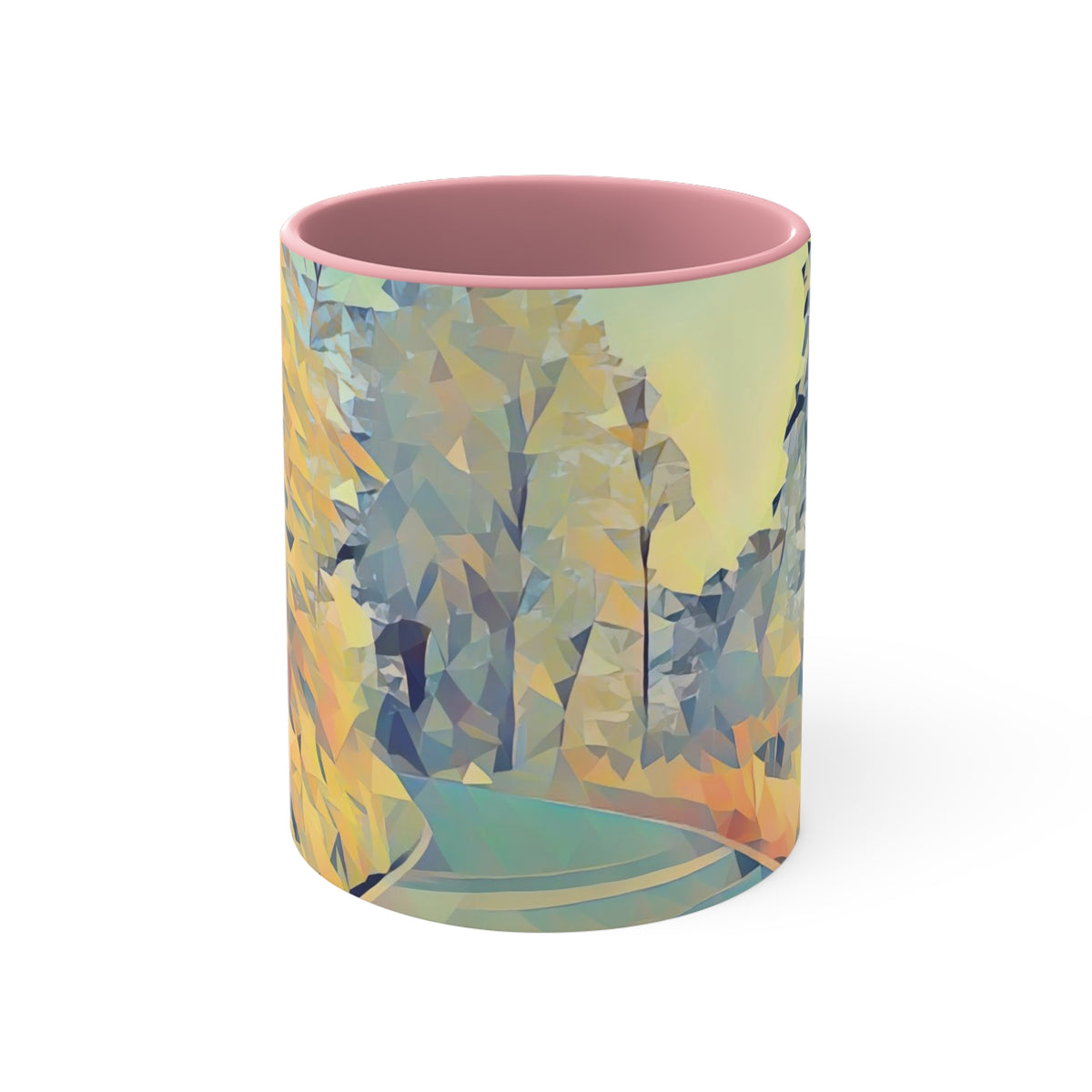 Mug 11oz - Poly Art - Forest (Variant 02)