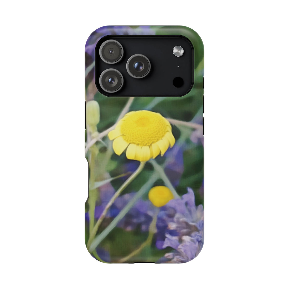 Magnetic Tough Phone Case - Flower of Lavender and Chamomile