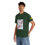 Unisex Heavy Cotton Tee - Poly Art - Apple's Tree Flower (Variant 4)