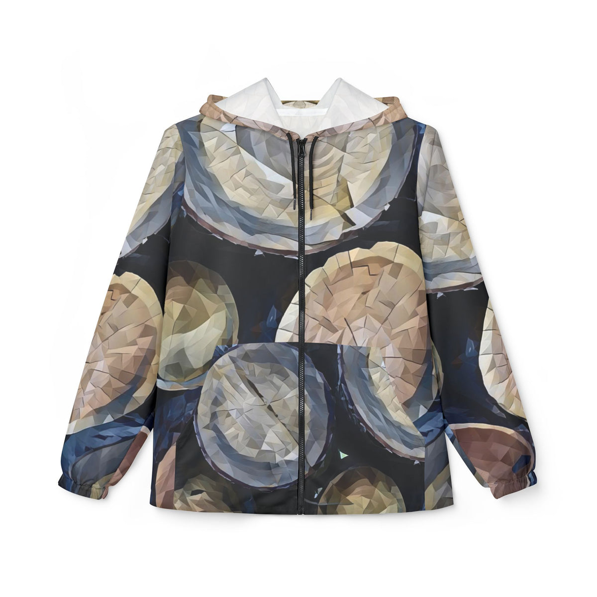Windbreaker Jacket - Poly Art - Wooden Trunks (Variant 2)