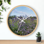 Wall Clock - Flower of Lavender (Variant 1)