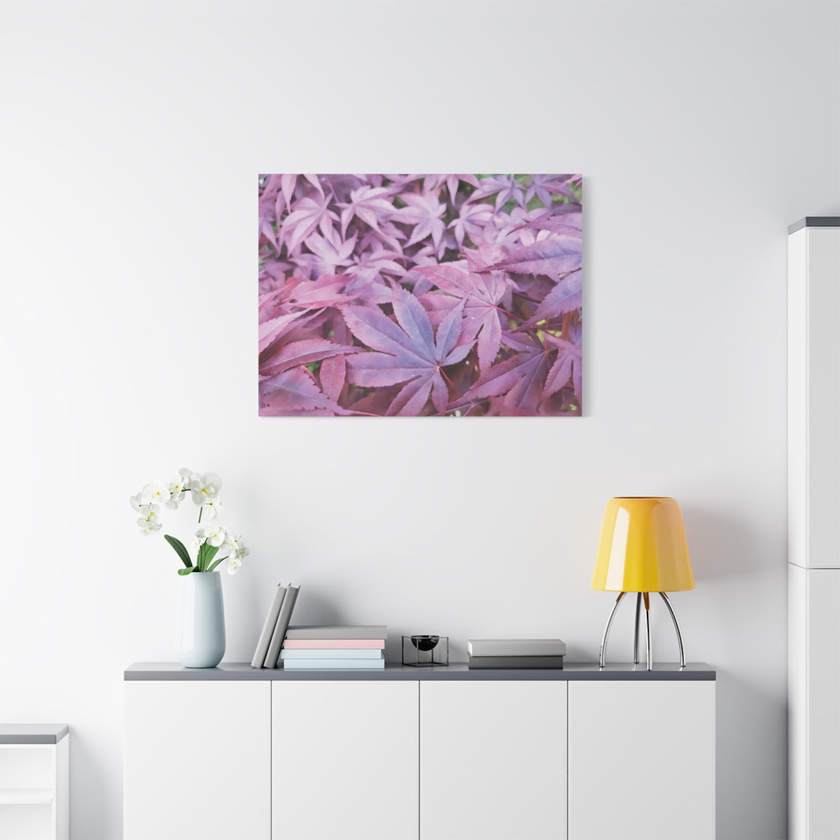 Stretched Matte Canvas - Acer Palmatum's Leaves