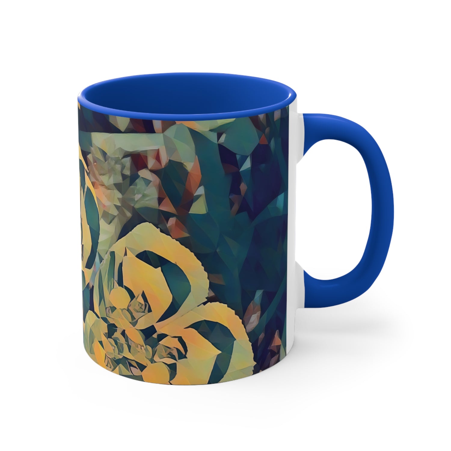 Mug 11oz - Poly Art - Flower of Euphorbia Helioscopia