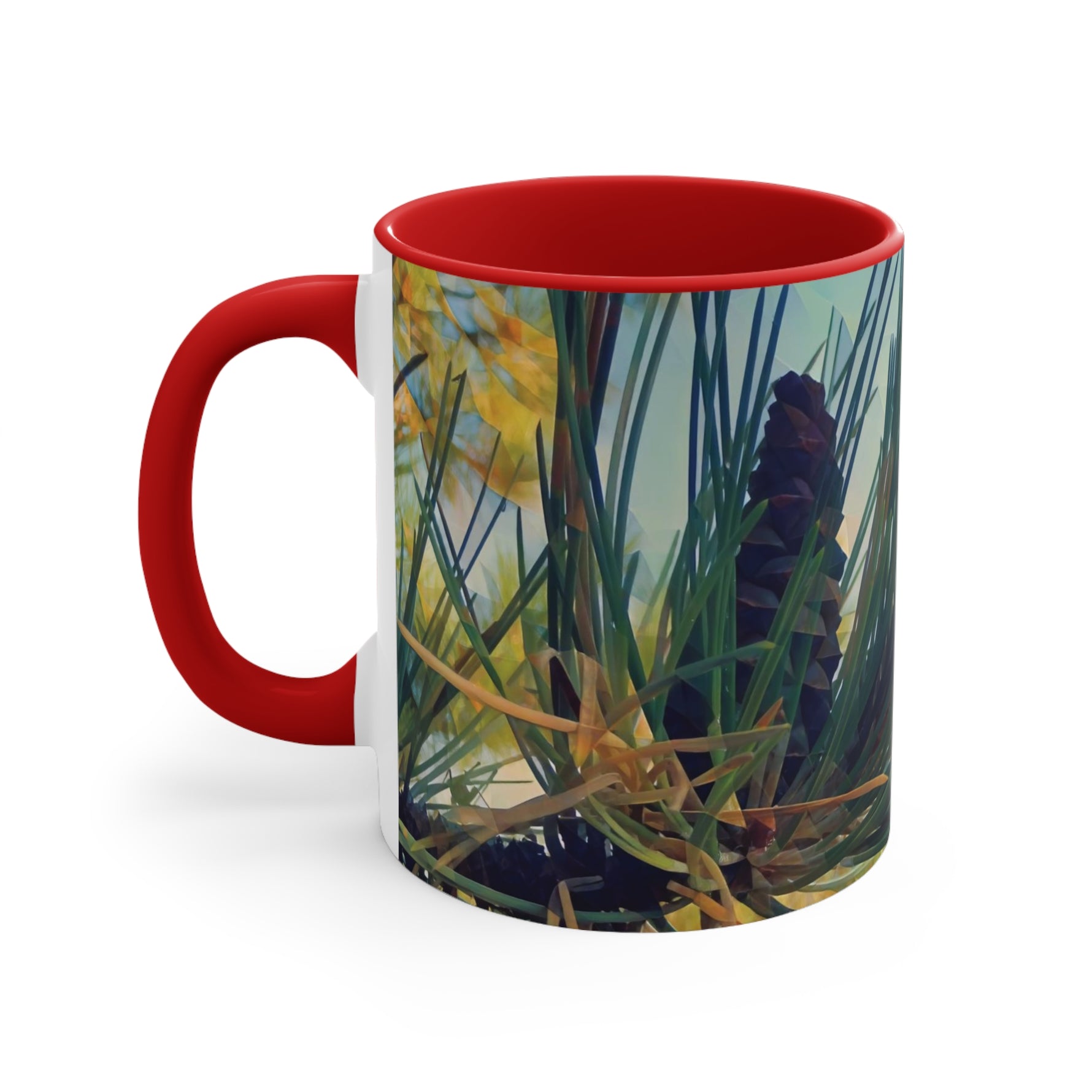 Mug 11oz - Poly Art - Fir Pinecone
