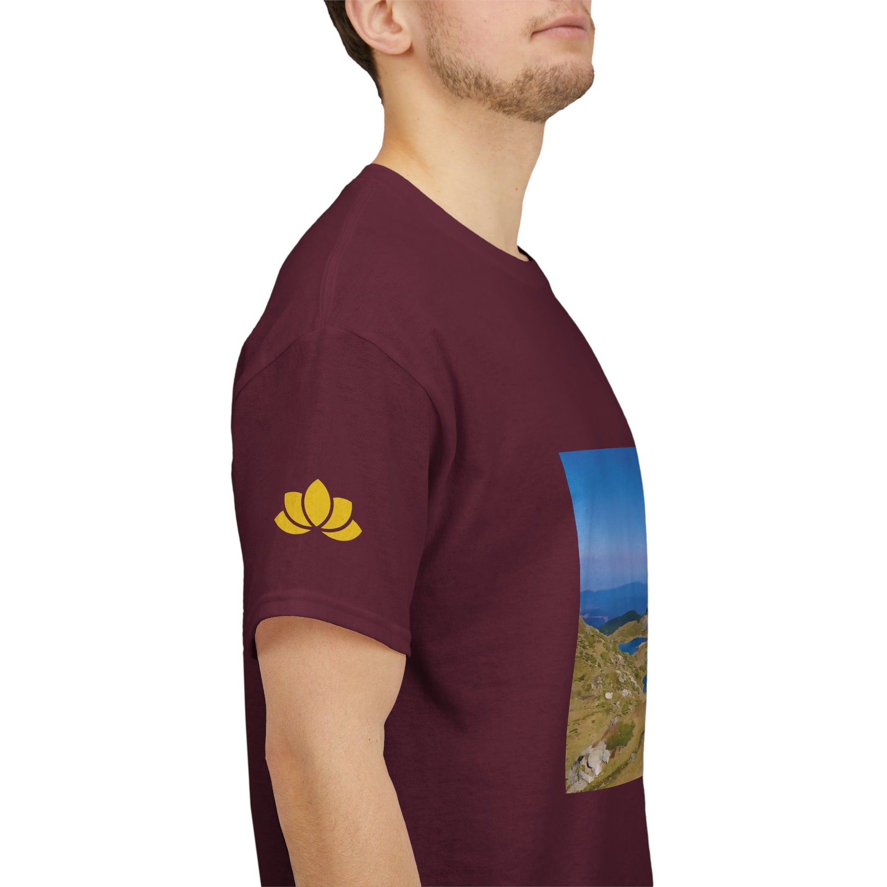 Unisex Heavy Cotton Tee - Rila Lakes (Variant 1)