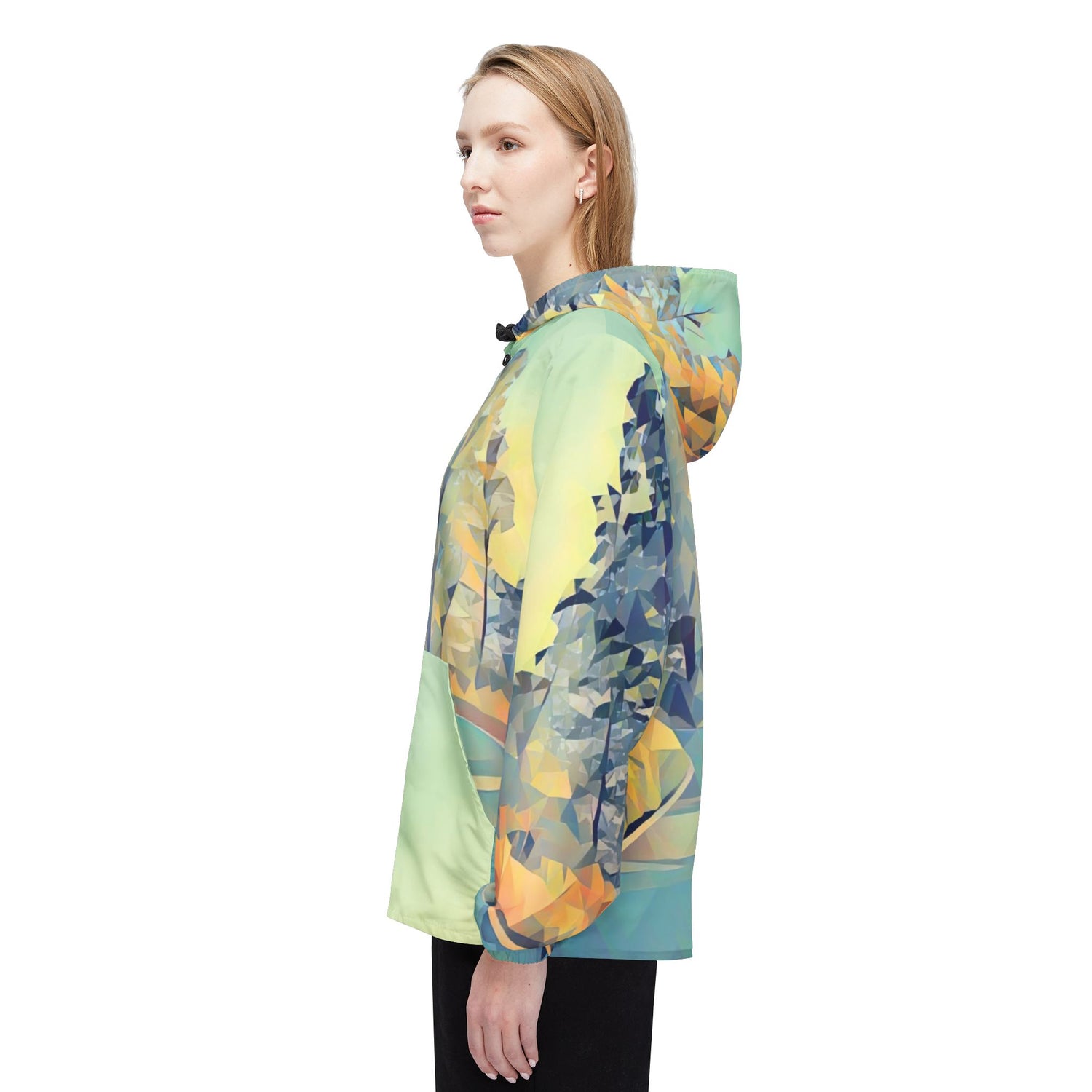 Windbreaker Jacket - Poly Art - Forest (Variant 2)