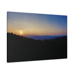 Stretched Matte Canvas - Sunset Sky (Variant 1)