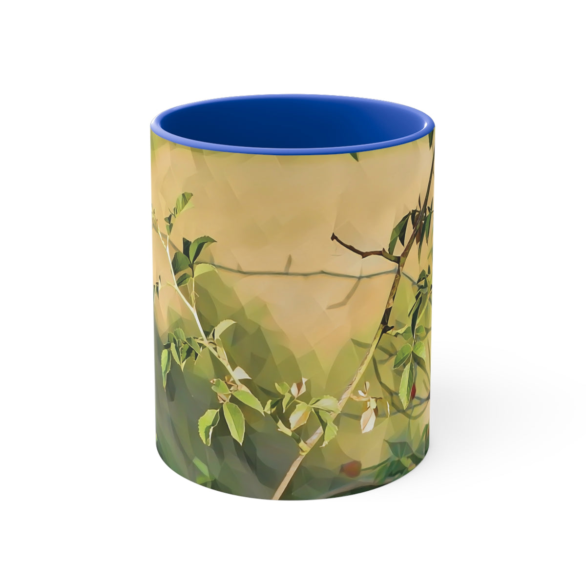 Mug 11oz - Poly Art - Rosehip plant (Variant 1)