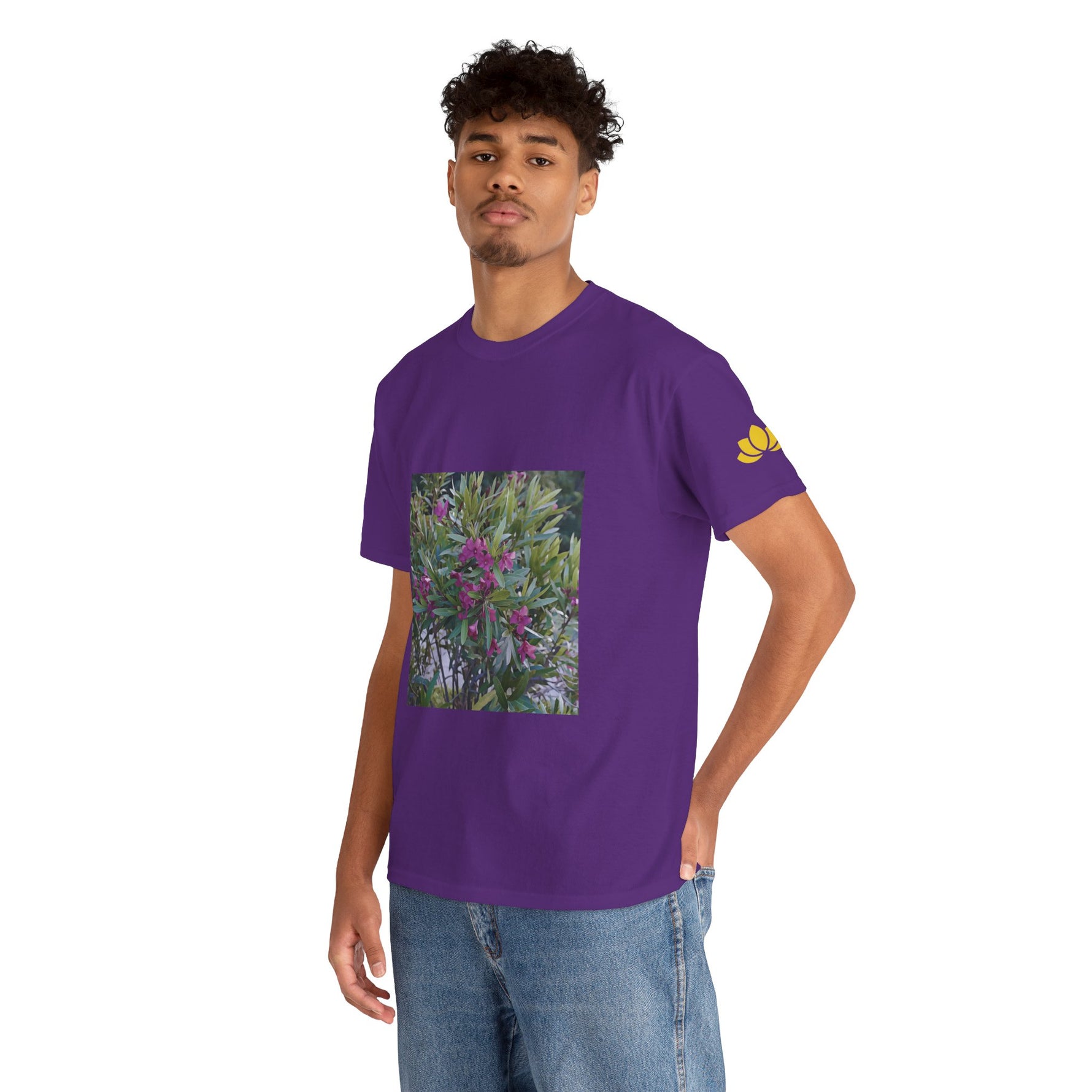 Unisex Heavy Cotton Tee - Flower of Oleander