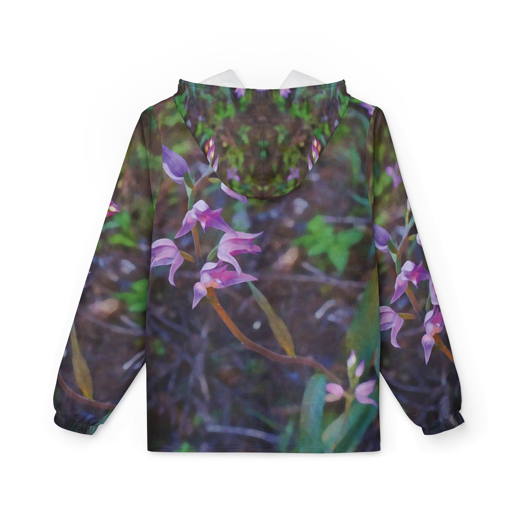 Windbreaker Jacket - Flower of Cephalanthera Rubra